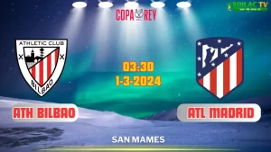 Nhận định bóng đá Athletic Bilbao vs Atletico Madrid 03h30 ngày 1/3/2024